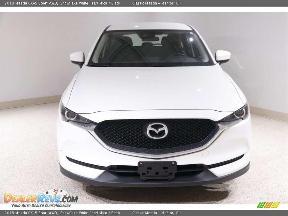 2018 Mazda CX-5 Sport AWD Snowflake White Pearl Mica / Black Photo #2