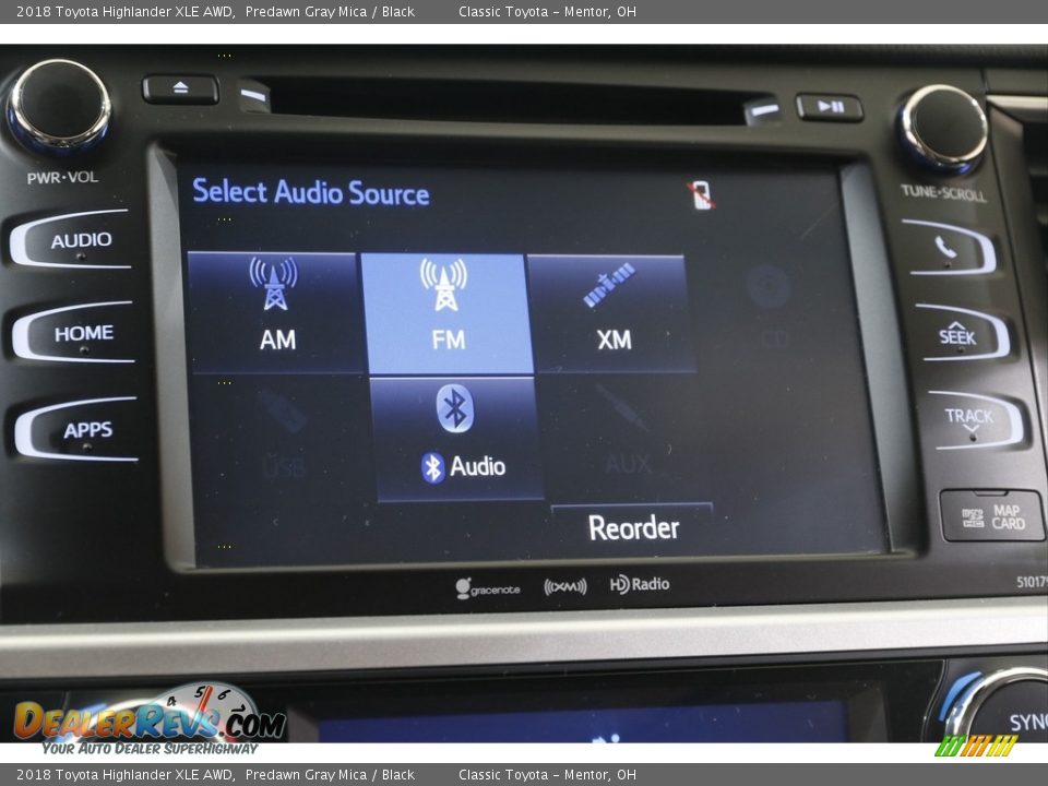 2018 Toyota Highlander XLE AWD Predawn Gray Mica / Black Photo #11