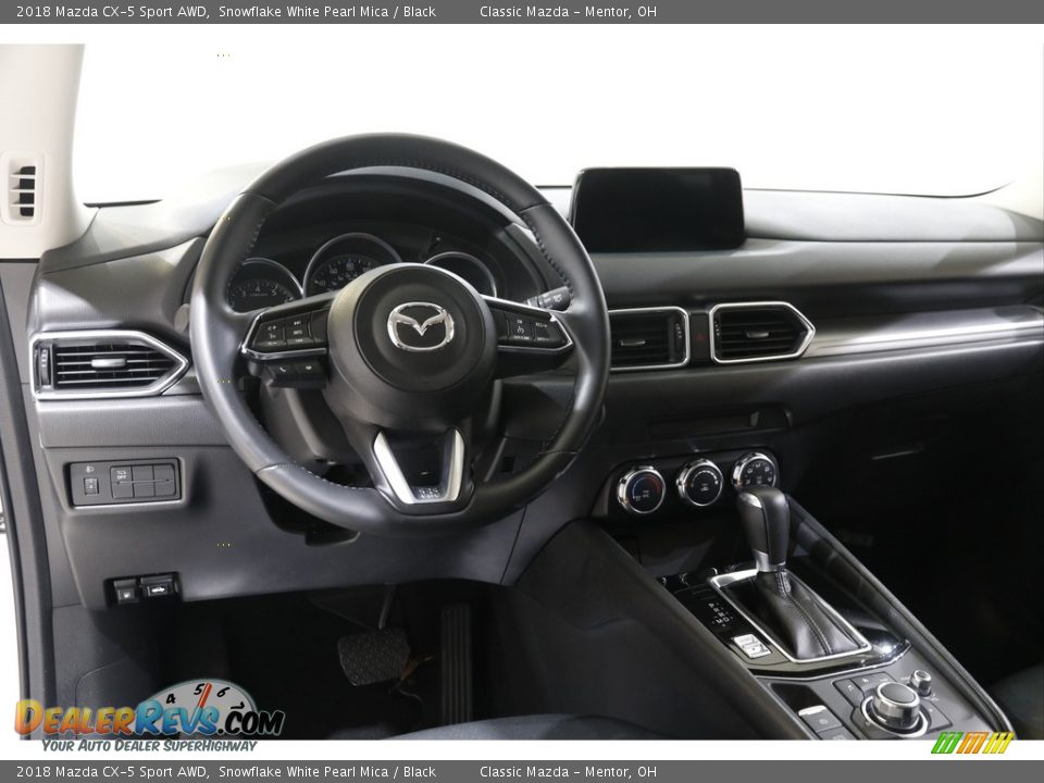 2018 Mazda CX-5 Sport AWD Snowflake White Pearl Mica / Black Photo #6