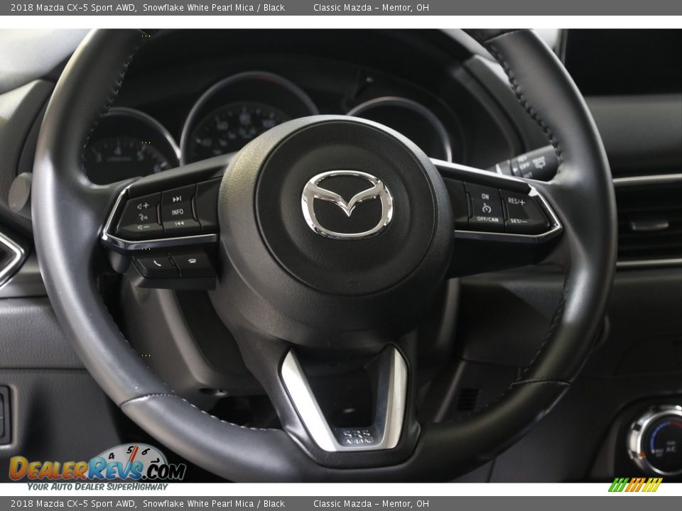 2018 Mazda CX-5 Sport AWD Snowflake White Pearl Mica / Black Photo #7