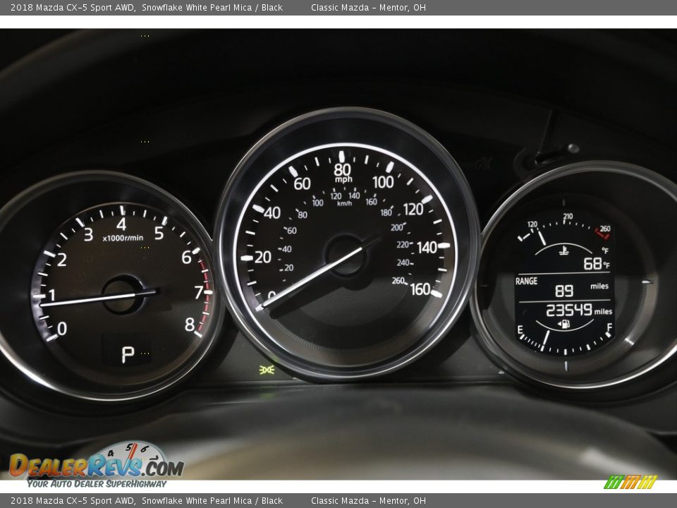 2018 Mazda CX-5 Sport AWD Snowflake White Pearl Mica / Black Photo #8