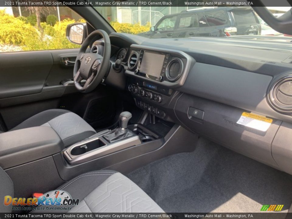 2021 Toyota Tacoma TRD Sport Double Cab 4x4 Magnetic Gray Metallic / TRD Cement/Black Photo #29