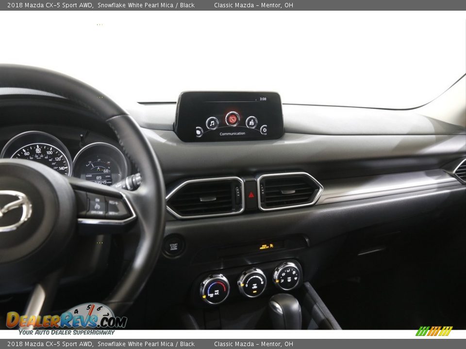 2018 Mazda CX-5 Sport AWD Snowflake White Pearl Mica / Black Photo #9