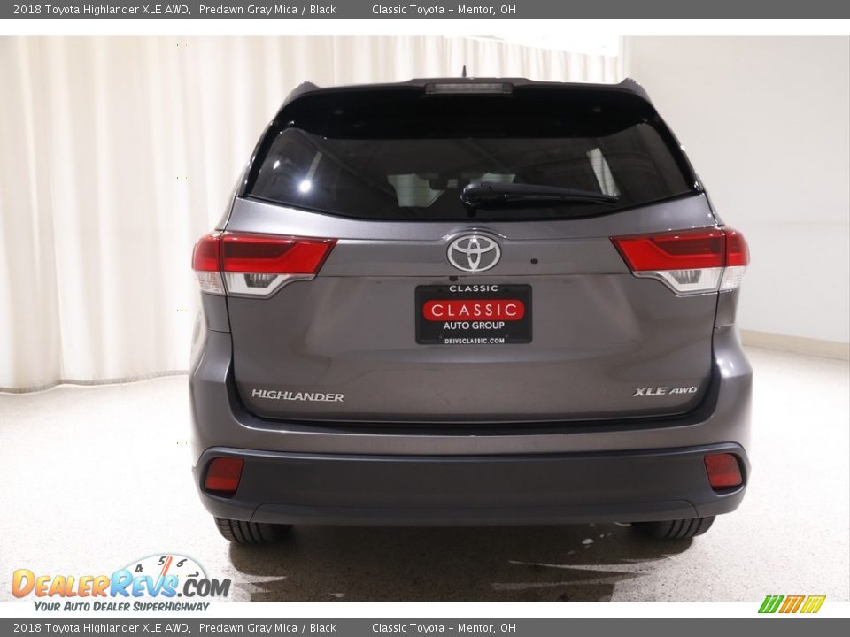 2018 Toyota Highlander XLE AWD Predawn Gray Mica / Black Photo #20