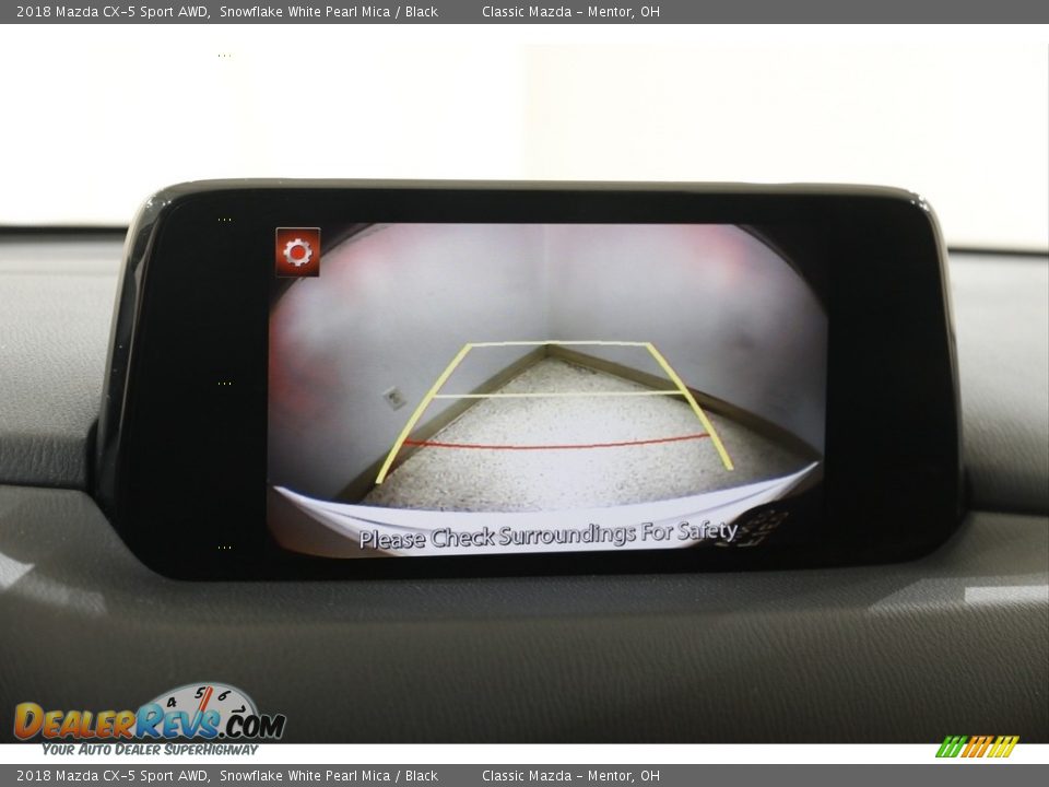 2018 Mazda CX-5 Sport AWD Snowflake White Pearl Mica / Black Photo #12