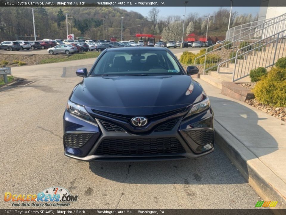 2021 Toyota Camry SE AWD Blueprint / Black Photo #2