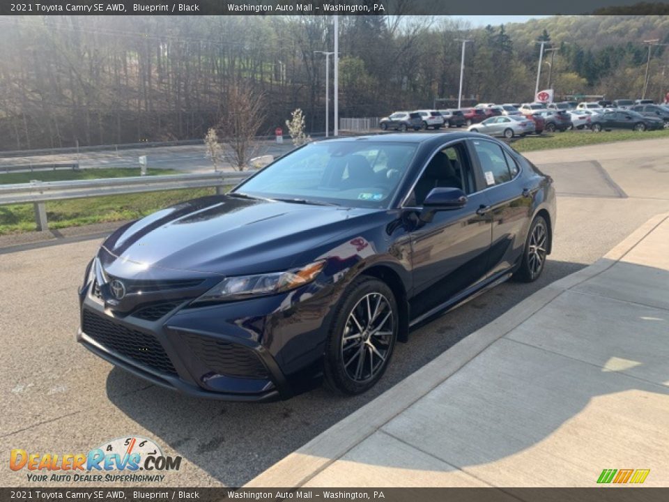 2021 Toyota Camry SE AWD Blueprint / Black Photo #3