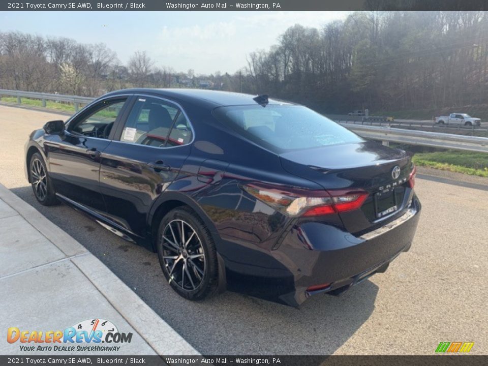 2021 Toyota Camry SE AWD Blueprint / Black Photo #4