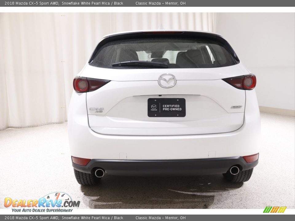 2018 Mazda CX-5 Sport AWD Snowflake White Pearl Mica / Black Photo #17