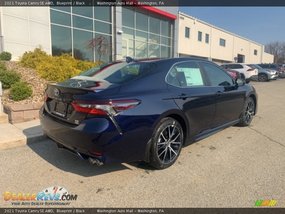 2021 Toyota Camry SE AWD Blueprint / Black Photo #5