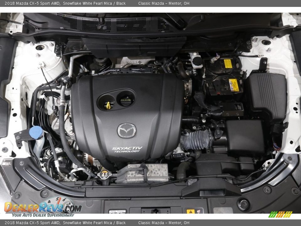 2018 Mazda CX-5 Sport AWD Snowflake White Pearl Mica / Black Photo #18