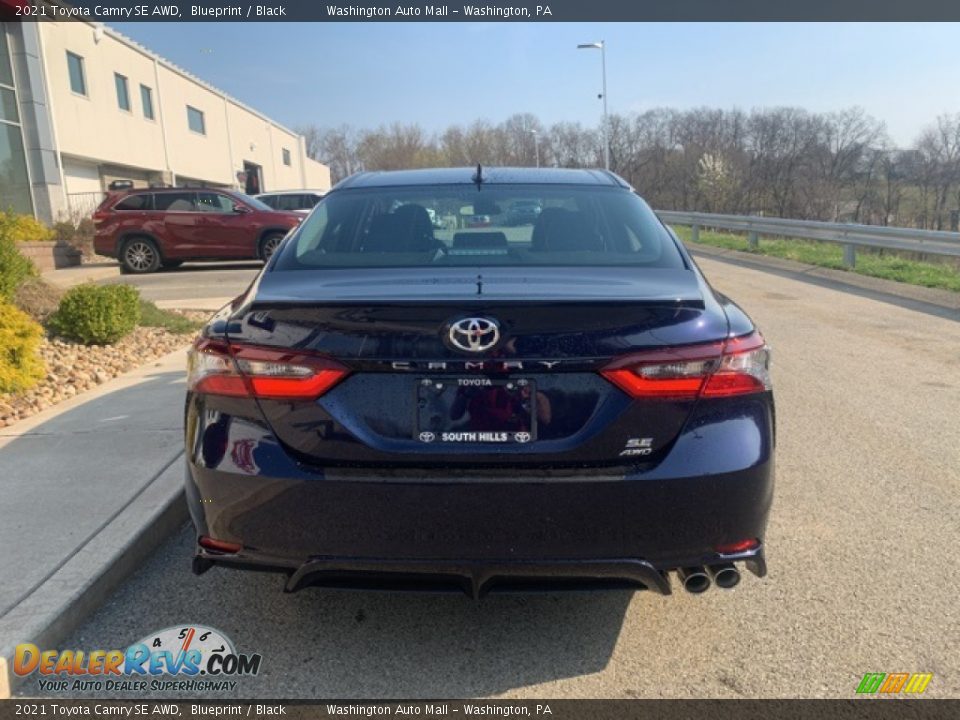 2021 Toyota Camry SE AWD Blueprint / Black Photo #6