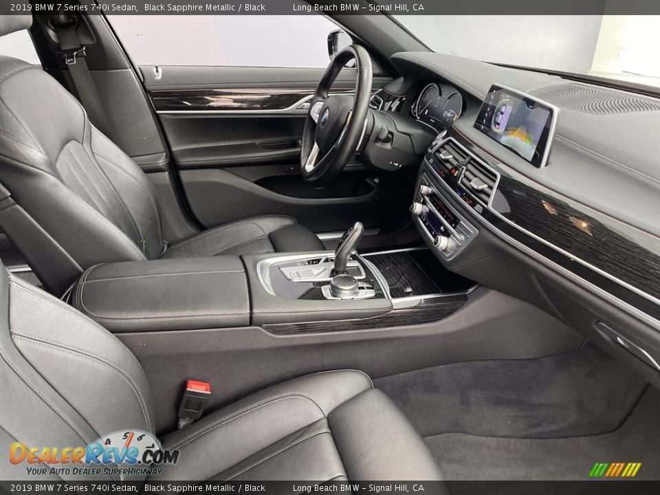 2019 BMW 7 Series 740i Sedan Black Sapphire Metallic / Black Photo #33