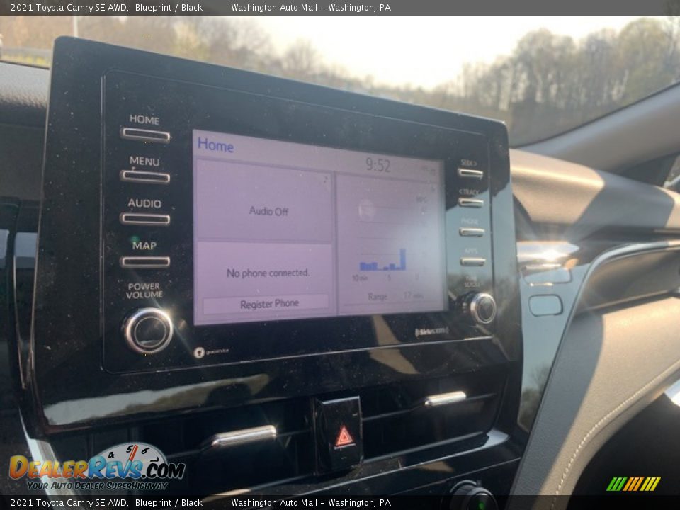 2021 Toyota Camry SE AWD Blueprint / Black Photo #13