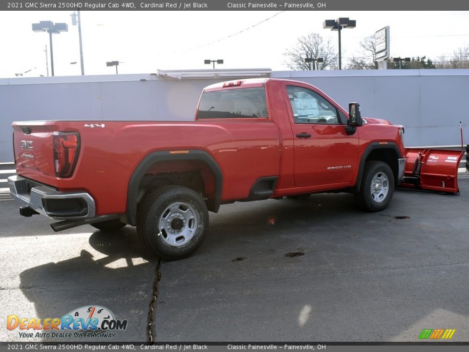 2021 GMC Sierra 2500HD Regular Cab 4WD Cardinal Red / Jet Black Photo #2