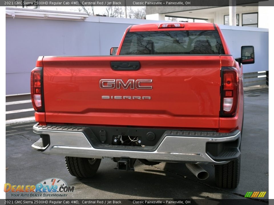 2021 GMC Sierra 2500HD Regular Cab 4WD Cardinal Red / Jet Black Photo #3