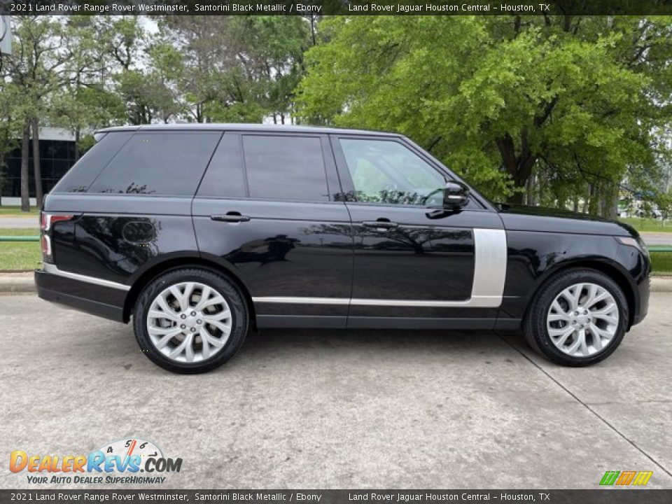 2021 Land Rover Range Rover Westminster Santorini Black Metallic / Ebony Photo #8