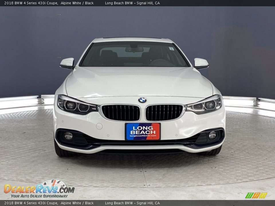 2018 BMW 4 Series 430i Coupe Alpine White / Black Photo #2