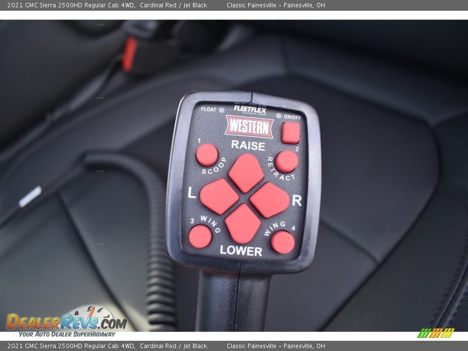 2021 GMC Sierra 2500HD Regular Cab 4WD Cardinal Red / Jet Black Photo #7