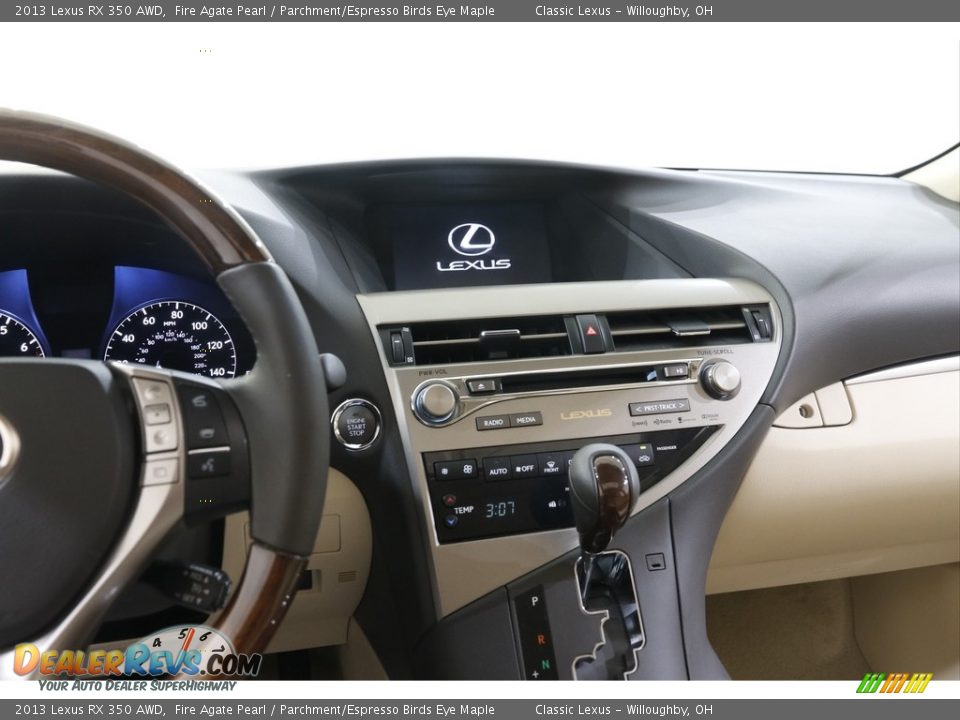 2013 Lexus RX 350 AWD Fire Agate Pearl / Parchment/Espresso Birds Eye Maple Photo #9