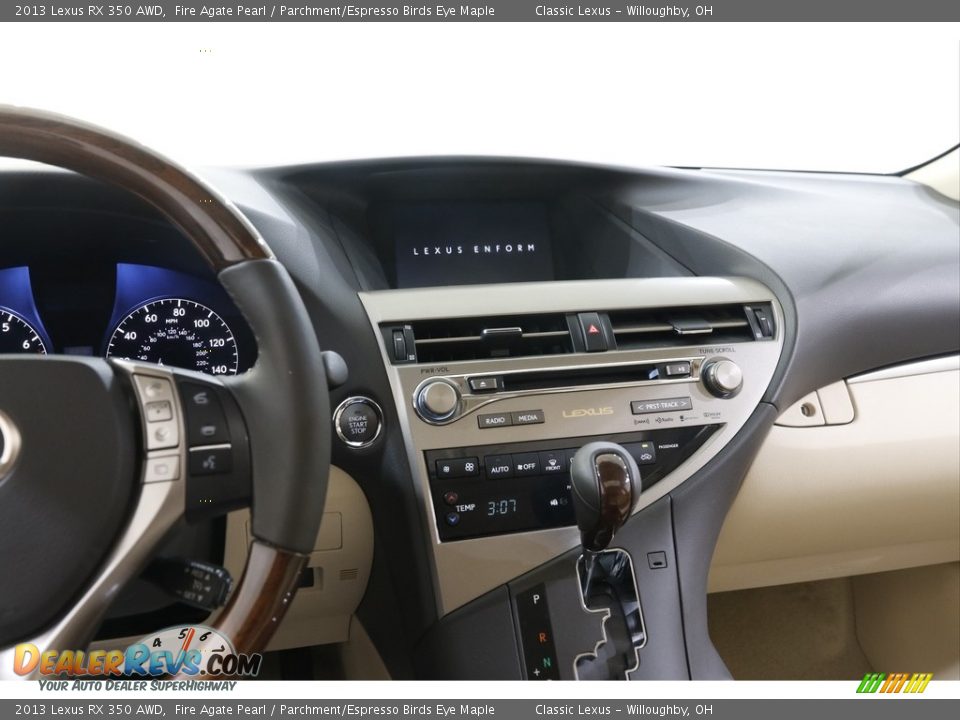 2013 Lexus RX 350 AWD Fire Agate Pearl / Parchment/Espresso Birds Eye Maple Photo #10