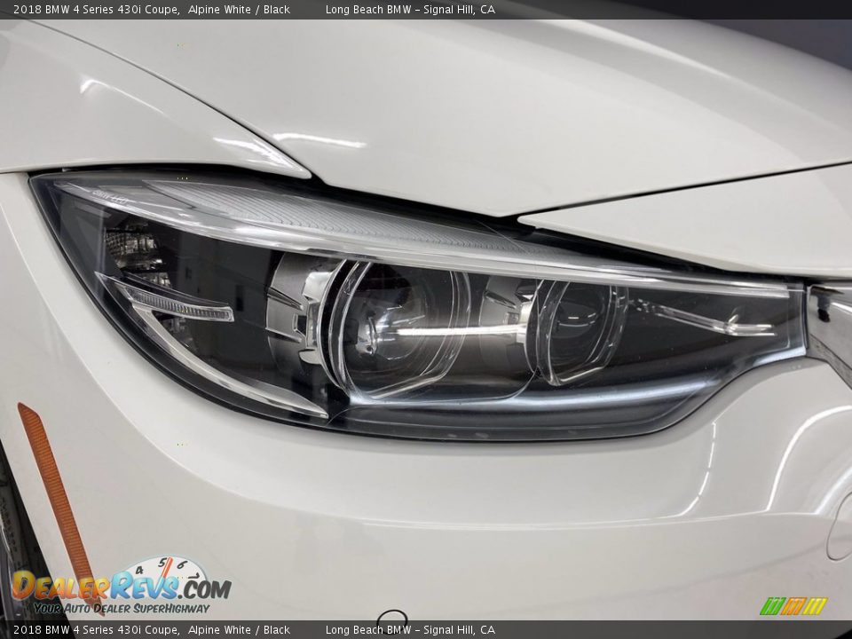 2018 BMW 4 Series 430i Coupe Alpine White / Black Photo #7