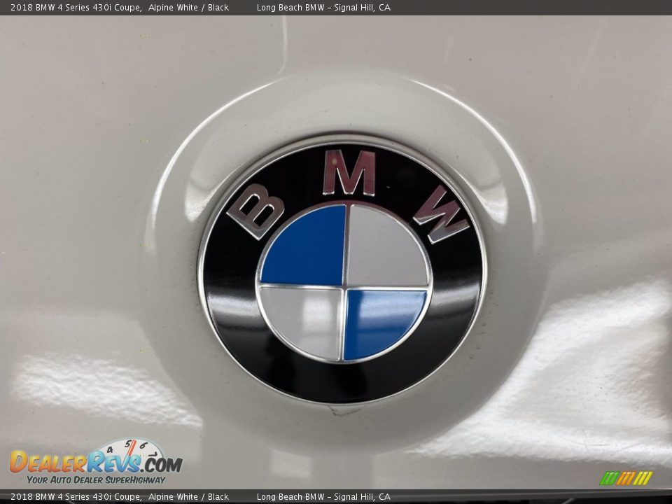 2018 BMW 4 Series 430i Coupe Alpine White / Black Photo #10
