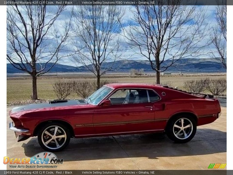 1969 Ford Mustang 428 CJ R Code Red / Black Photo #1