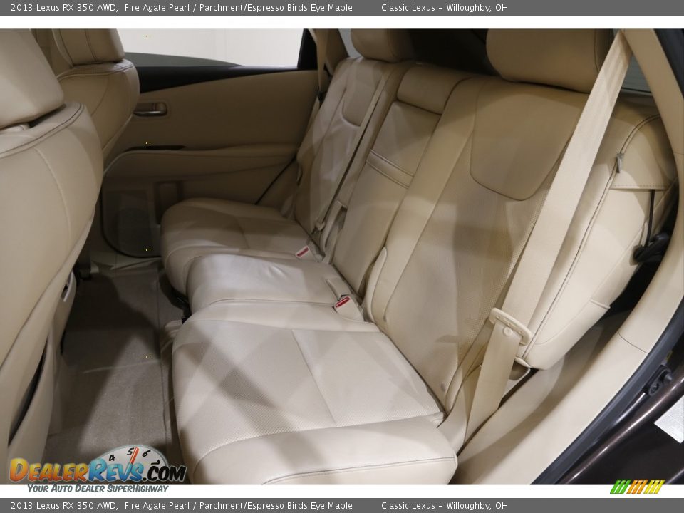 2013 Lexus RX 350 AWD Fire Agate Pearl / Parchment/Espresso Birds Eye Maple Photo #20