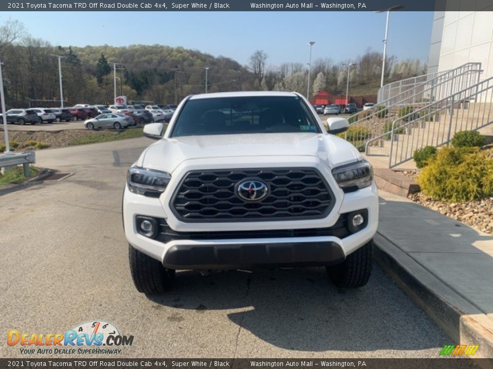 2021 Toyota Tacoma TRD Off Road Double Cab 4x4 Super White / Black Photo #2