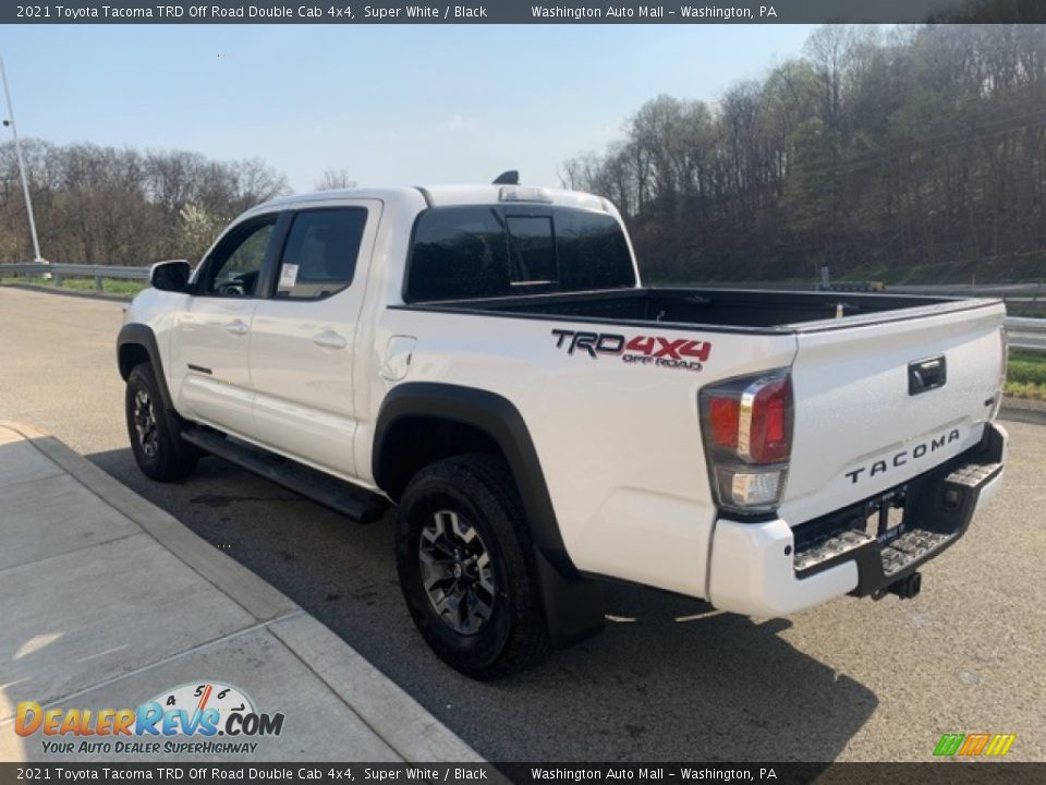 2021 Toyota Tacoma TRD Off Road Double Cab 4x4 Super White / Black Photo #4