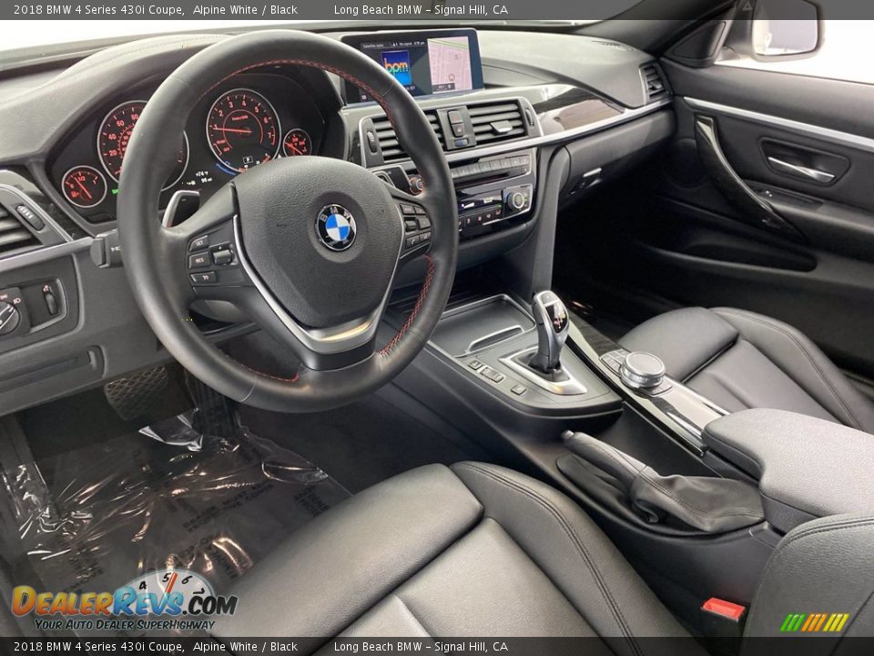 2018 BMW 4 Series 430i Coupe Alpine White / Black Photo #16