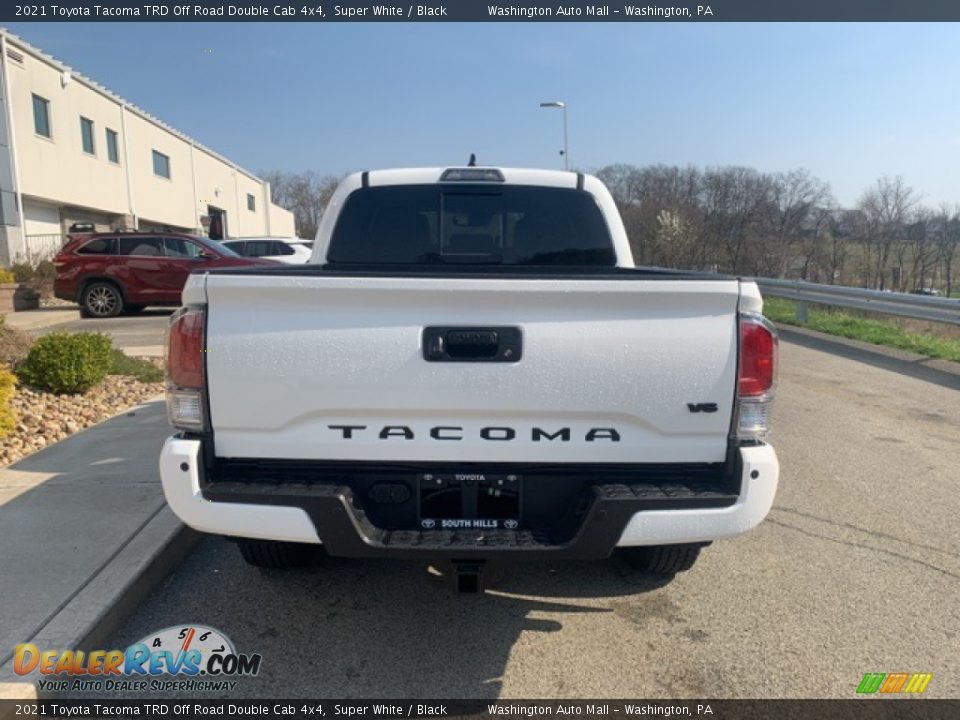 2021 Toyota Tacoma TRD Off Road Double Cab 4x4 Super White / Black Photo #8