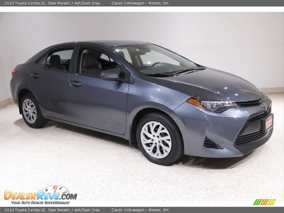 2019 Toyota Corolla LE Slate Metallic / Ash/Dark Gray Photo #1