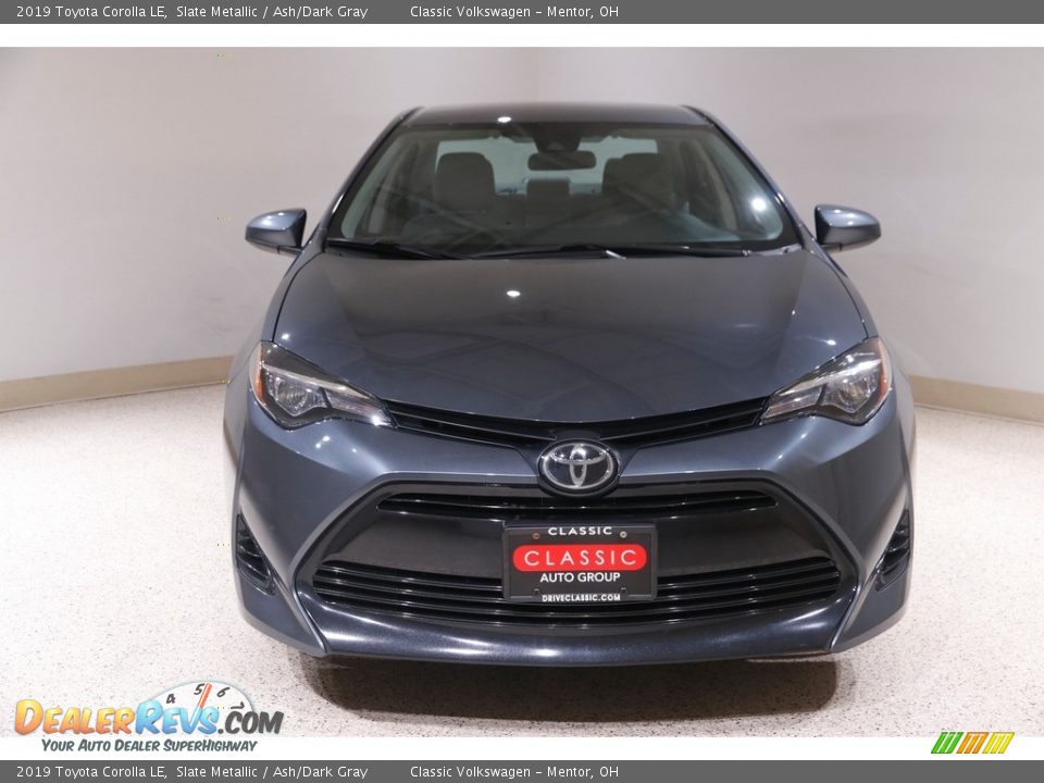 2019 Toyota Corolla LE Slate Metallic / Ash/Dark Gray Photo #2