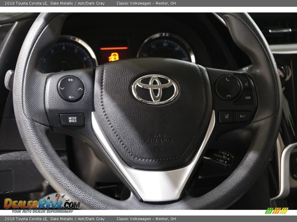 2019 Toyota Corolla LE Slate Metallic / Ash/Dark Gray Photo #7