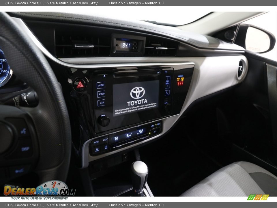 2019 Toyota Corolla LE Slate Metallic / Ash/Dark Gray Photo #9