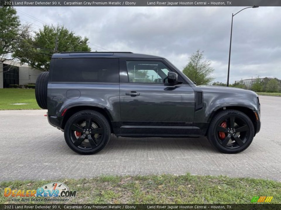 2021 Land Rover Defender 90 X Carpathian Gray Premium Metallic / Ebony Photo #8