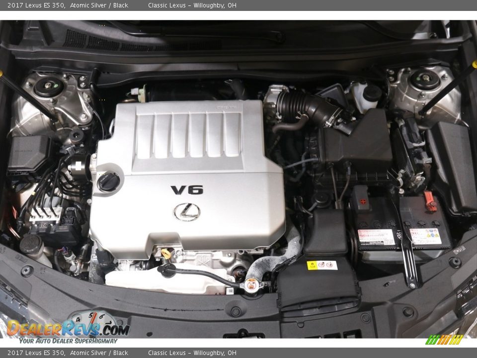 2017 Lexus ES 350 Atomic Silver / Black Photo #20