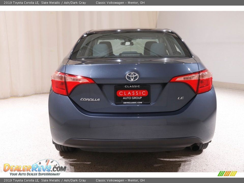 2019 Toyota Corolla LE Slate Metallic / Ash/Dark Gray Photo #16
