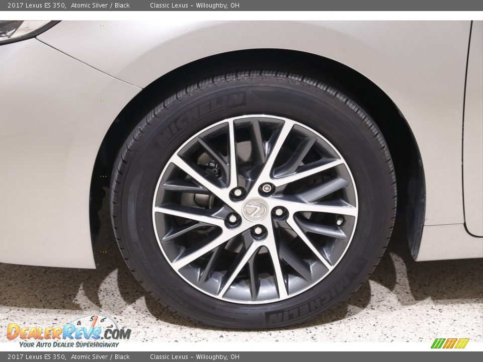 2017 Lexus ES 350 Atomic Silver / Black Photo #21