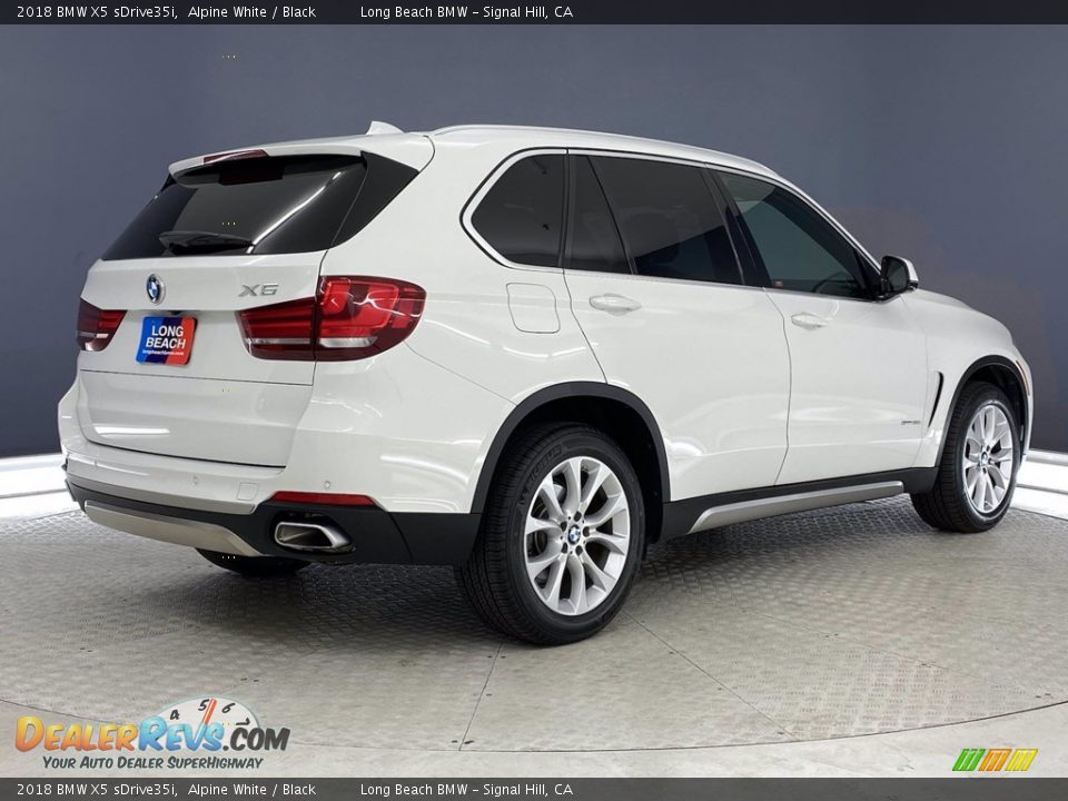 2018 BMW X5 sDrive35i Alpine White / Black Photo #5