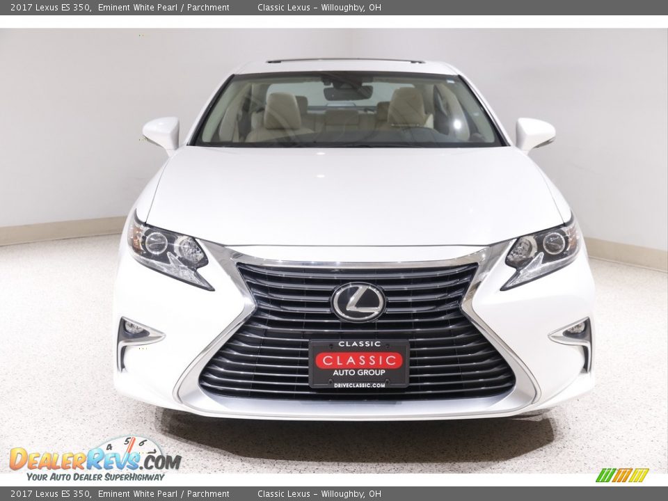 2017 Lexus ES 350 Eminent White Pearl / Parchment Photo #2