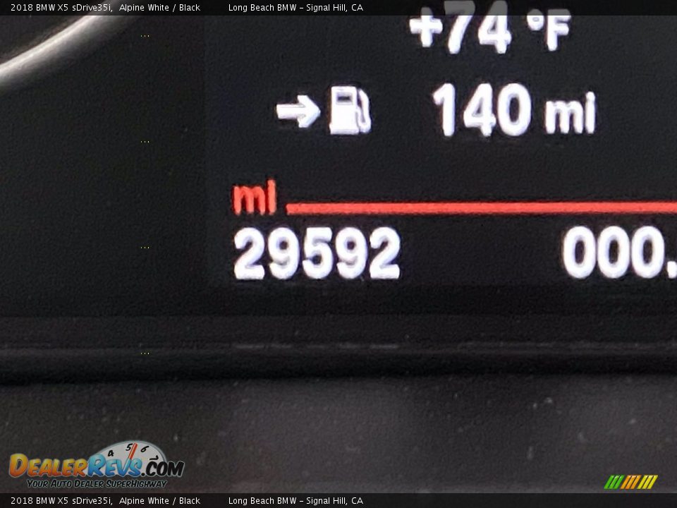 2018 BMW X5 sDrive35i Alpine White / Black Photo #22