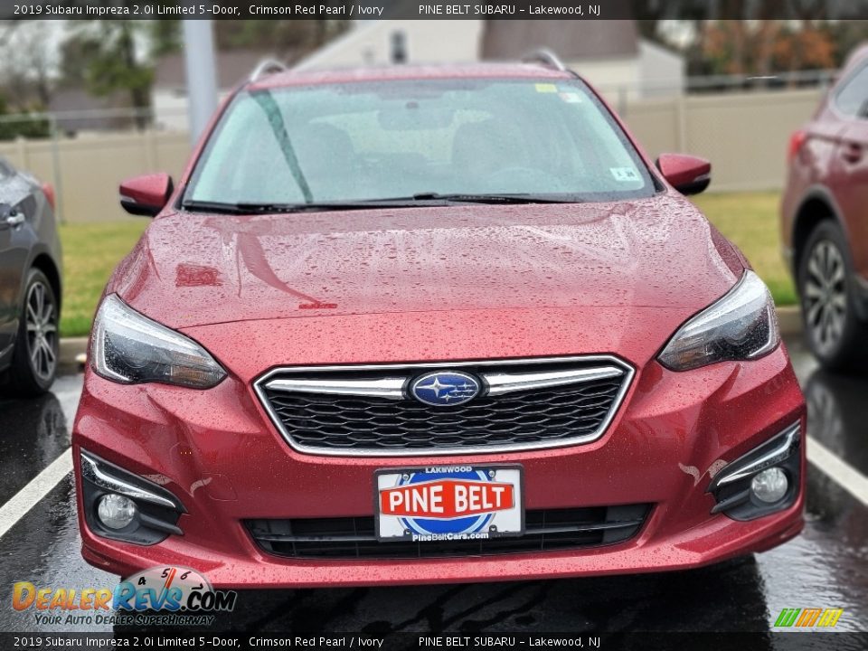 2019 Subaru Impreza 2.0i Limited 5-Door Crimson Red Pearl / Ivory Photo #2