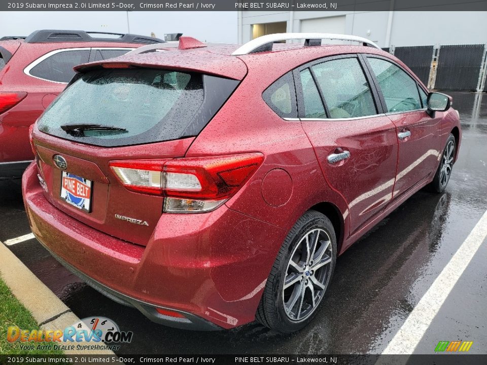 2019 Subaru Impreza 2.0i Limited 5-Door Crimson Red Pearl / Ivory Photo #4