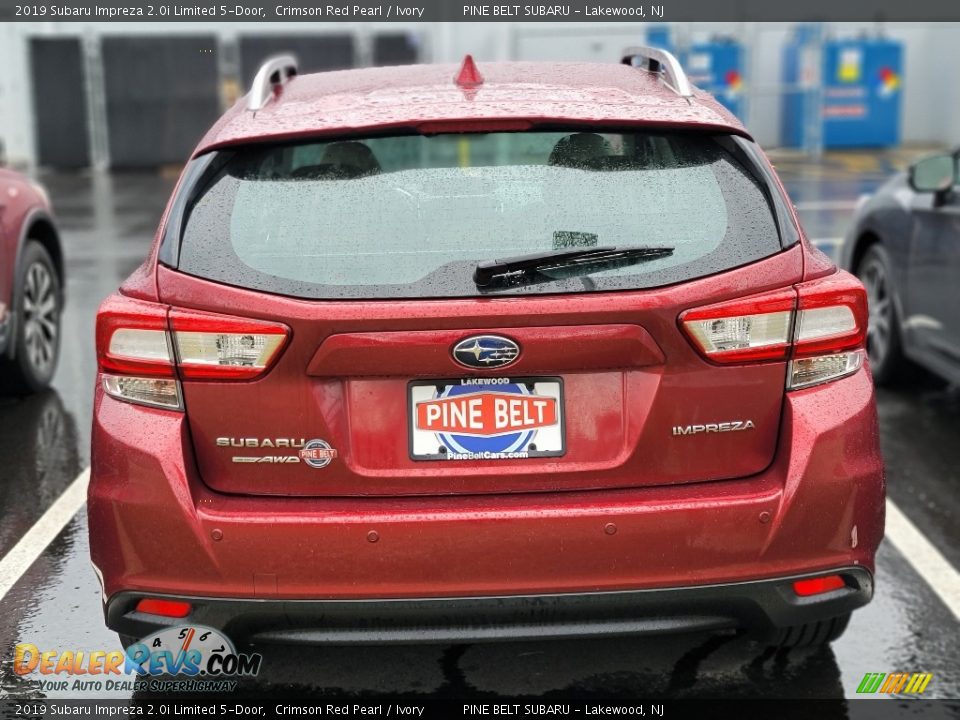 2019 Subaru Impreza 2.0i Limited 5-Door Crimson Red Pearl / Ivory Photo #5