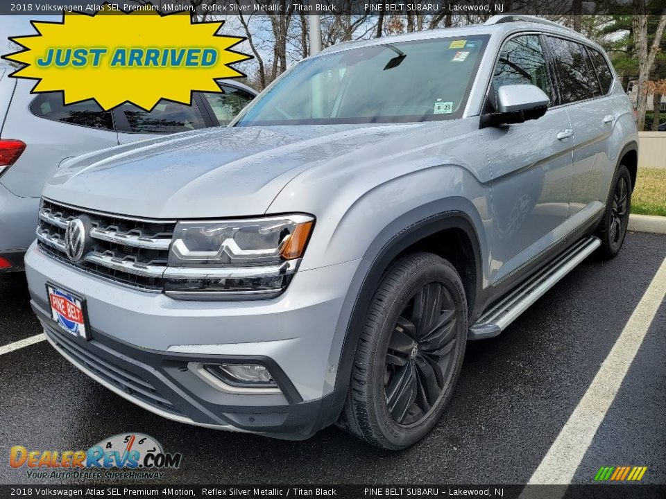 2018 Volkswagen Atlas SEL Premium 4Motion Reflex Silver Metallic / Titan Black Photo #1