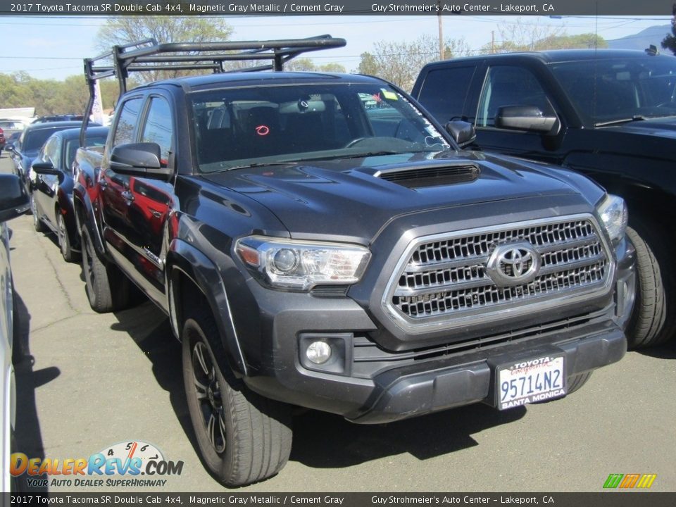 2017 Toyota Tacoma SR Double Cab 4x4 Magnetic Gray Metallic / Cement Gray Photo #1