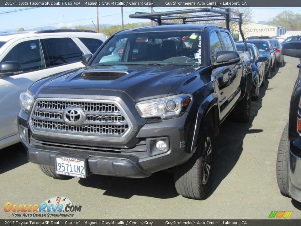 2017 Toyota Tacoma SR Double Cab 4x4 Magnetic Gray Metallic / Cement Gray Photo #2